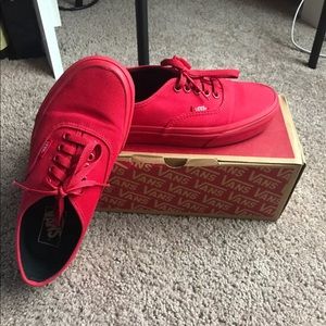 True Red Vans